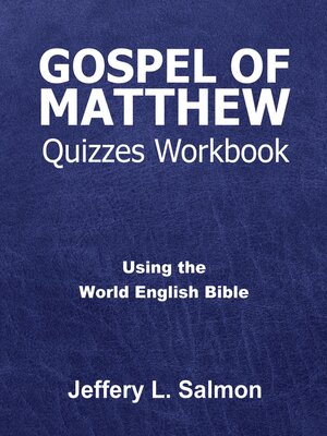 cover image of Gospel of Matthew Quizzes Workbook